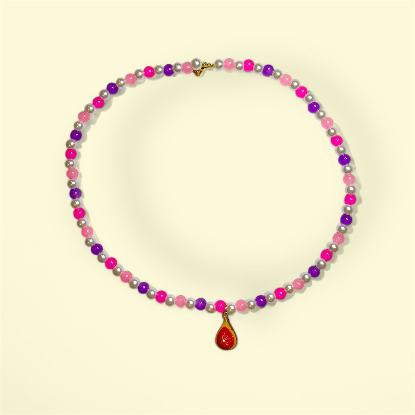 Collar de Charms 🥑🐟🫒🌽🍓🍤💜🧀🦪